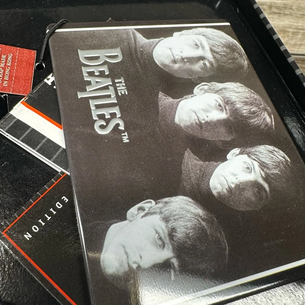 Fossil The Beatles Collectors Edition Watch Set - Black and Red